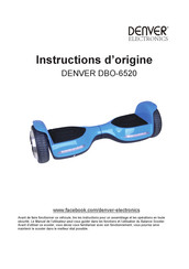 Denver Electronics DBO-6520 Instructions D'origine