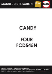 Candy FCD545N Notice D'emploi Et D'installation