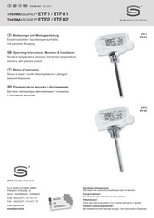 S+S Regeltechnik THERMASGARD ETF1 Notice D'instruction