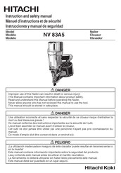 Hitachi NV 83A5 Manuel D'instructions Et De Sécurité