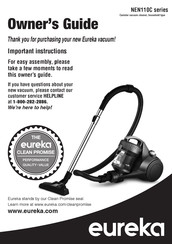 Eureka NEN110C Serie Guide Du Propriétaire