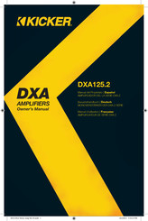 Kicker DXA125.2 Manuel D'utilisation