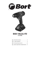 Bort BAB-18Ix2Li-FD Mode D'emploi