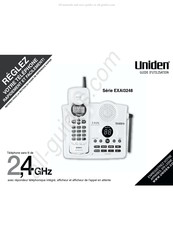 Uniden EXAI3248 Serie Mode D'emploi