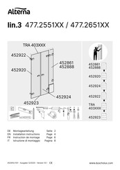 Alterna 477.2651 Serie Manuel D'installation