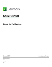 Lexmark C6100 Serie Guide De L'utilisateur