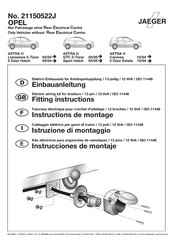 Jaeger 21150522J Instructions De Montage