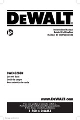 DeWalt DWE46266N Guide D'utilisation