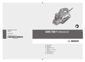Bosch GHO 700 Professional Notice Originale