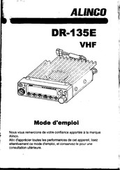 Alinco DR-135E Mode D'emploi