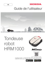 Honda Miimo HRM1000 Guide De L'utilisateur