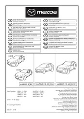 Mazda DFR5-V1-360 Instructions De Montage