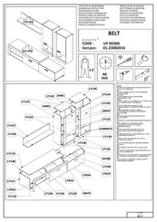 Dedeman BELT UP 00360 Instructions D'assemblage