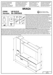 sconto BRAGA Instructions D'assemblage