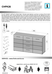 Forte CHPK26 Notice De Montage