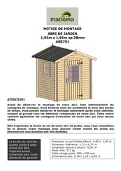 Madeira AB8701 Notice De Montage