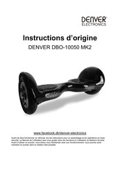 Denver Electronics DBO-10050 MK2 Instructions D'origine