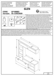 Forma Ideale GLEN UP 00883 Instructions D'assemblage