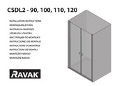 RAVAK CSDL2 120 Instructions De Montage