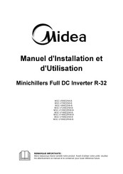 Midea MGC-V16WD2RN8-B Manuel D'installation Et D'utilisation