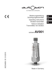 Autosen AV001 Notice D'utilisation