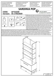 Forma Ideale SARDINIA POP UP 01039 Instructions D'assemblage