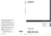 Sony BRAVIA KDL-40W47 Série Mode D'emploi