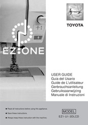 Toyota EZ1-U1-3DLCD Guide De L'utilisateur