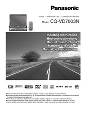 Panasonic CQ-VD7003N Manuel D'instructions