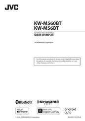 JVC KW-M56BT Mode D'emploi