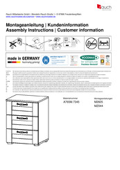 Rauch A765M.7345 Instructions De Montage