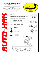 AUTO-HAK JP06 Mode D'emploi
