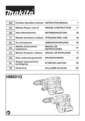 Makita HM001GM201 Manuel D'instructions