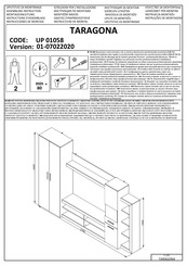 CONFORAMA UP 01058 Instructions D'assemblage