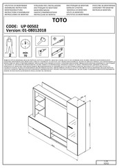 ManoMano UP 00502 Instructions D'assemblage