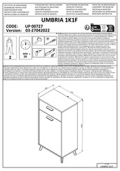 Xxxlutz UP 00727 Instructions D'assemblage