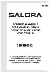 Salora 28HSB5002 Mode D'emploi