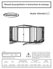 Spacemaker RMA66CL Manuel Du Propriétaire Et Instructions De Montage