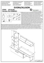 Forma Ideale EVORA UP 01145 Instructions D'assemblage