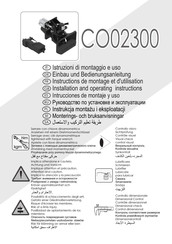 V.ORLANDI CO02300 Instructions De Montage Et D'utilisation