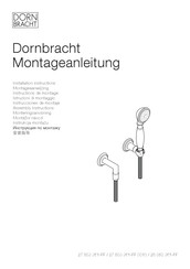 Dornbracht 28 050 361-FF Instructions De Montage