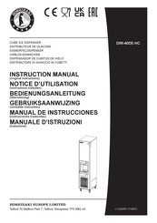 Hoshizaki DIM-40DE-HC Notice D'utilisation