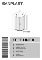 SANPLAST FREE LINE II Instructions De Montage