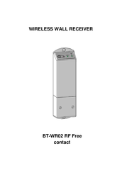 Watts BT-WR02 RF Free contact Mode D'emploi