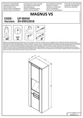 Dedeman UP 00450 Instructions D'assemblage