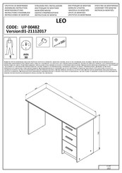 Dedeman LEO UP 00482 Instructions D'assemblage