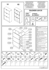 Dedeman CALZADO LUX 23 Instructions D'assemblage