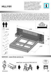 Forte HILL1181 Notice De Montage