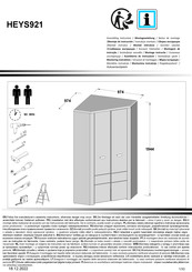 Forte HEYS921 Notice De Montage