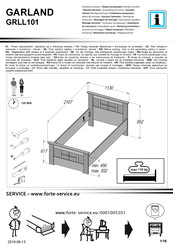 Forte GARLAND GRLL101 Notice De Montage